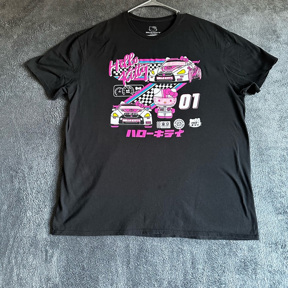 Hello Kitty By Sanrio Adult Unisex HELLO KITTY TOKIO SPEED RACER T-SHIRT SZ XL